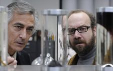 David Strathairn and Paul Giamatti check out the Soul Boxes