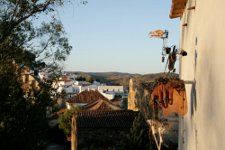 Artwork on the wall of the Convento