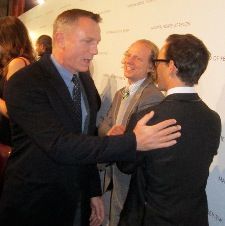 Dashing Daniel Craig dashes in  <em>Photo: Anne-Katrin Titze</em>