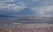 Lengai erupted while the filmmakers were at Natron