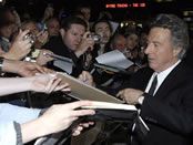 Dustin Hoffman signs autographs at a screening of Stranger Than Fiction
