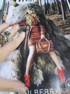US Vogue November 2012 issue Mulberry ad campaign with Maurice Sendak inspired imagery <em>Photo: Anne-Katrin Titze</em>