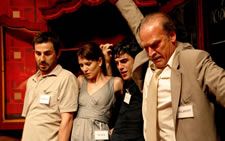 Santi Millán, Elena Ballesteros, Alejo Sauras and Lluís Homar