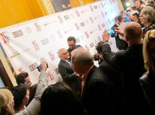 Martin Scorsese entertains the paparazzi with his praise for Darren Aronofsky <em>Photo: Anne-Katrin Titze</em>