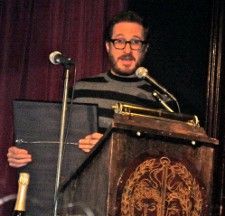 Darren Aronofsky accepting the John Huston Award for Outstanding Achievement in Cinema <em>Photo: Anne-Katrin Titze</em>