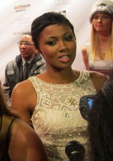 Breakthrough Actor award-winner Emayatzy Corinealdi before the awards<em> Photo: Anne-Katrin Titze