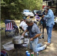 Gregory Kallenberg at the squirrel cook-out