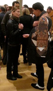 Marina Abramovic keeps track of the size of the moon <em>Photo: Anne-Katrin Titze