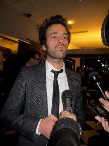 Romain Duris felt a bit like Cary Grant later that night <em>Photo: Anne-Katrin Titze</em>