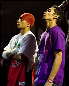 Ronnie and Roxrite are among the b-boys battling it out