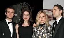 Sean Biggerstaff, Michelle Ryan, Emelia Fox, Sean Ellis at the opening night premiere of Cashback in Glasgow. <i>Photo by: Max Crawford</i>