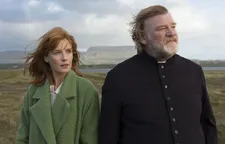 Kelly Reilly and Brendan Gleeson in Calvary