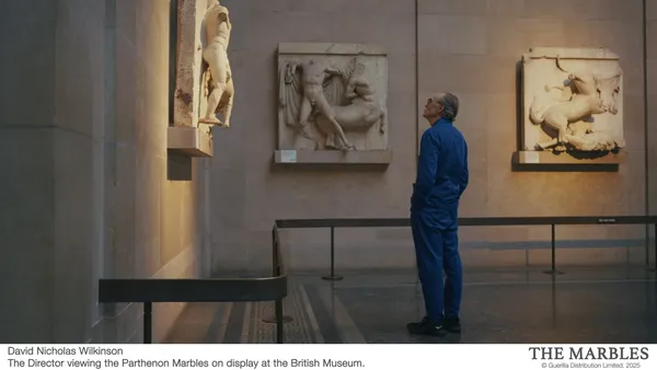 David Wilkinson in the British Museum: 'There is only one villain and that was Lord Elgin'