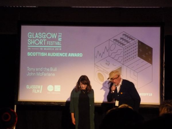 Winners' speeches at the Glasgow Short Film Festival awards