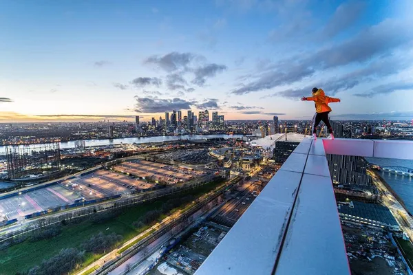 Peter Day: 'These guys, as you see in the film, produce these mini thrillers, where the city is cast as their backdrop and they become like superheroes in their own Gotham City looking down on the city below. In command'