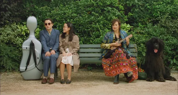 Chomet: I really wanted to do a film which was about music but not to be obviously to be a film where everyone suddenly bursts into song - although there's a couple of scenes like that