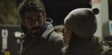 Rahul Kohli and Katie Parker in Next Exit