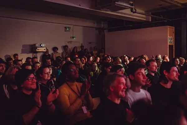 Applause from the audience at the Glasgow Short Film Festival