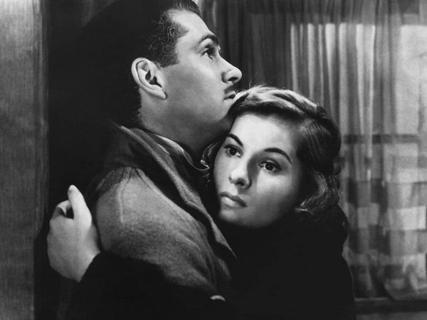 Laurence Olivier and Joan Fontaine in Alfred Hitchock's Rebecca