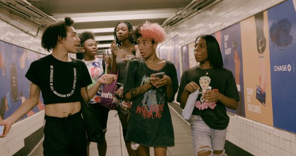 Ivy Rose, Spicy, Nelle, Aphrodite and Candy walking in NYC Greenwich Village Subway in 2020