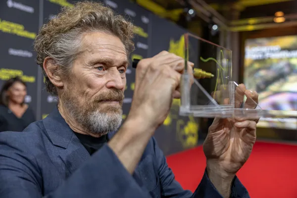 Willem Dafoe in Locarno, on the character he plays: 'My life is very far away from his but that's one of the pleasures of being an actor'