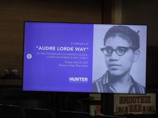 A celebration of Audre Lorde Way at Hunter College