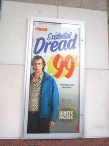 Adam Driver White Noise 99¢ poster at Lincoln Center