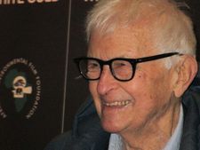 Documentarian Albert Maysles in support of documentary White Gold in 2013