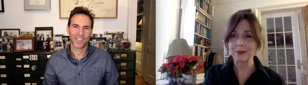 Alan Taylor’s The Many Saints Of Newark star Alessandro Nivola with Anne-Katrin Titze on Gay Talese: “He’s brilliant! I read a lot of his stuff"