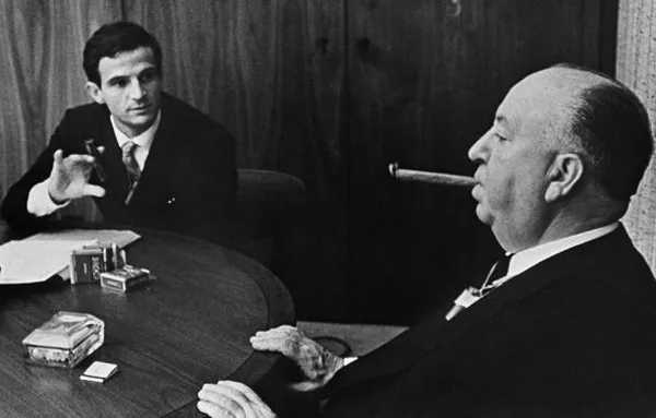 Alfred Hitchcock and François Truffaut 