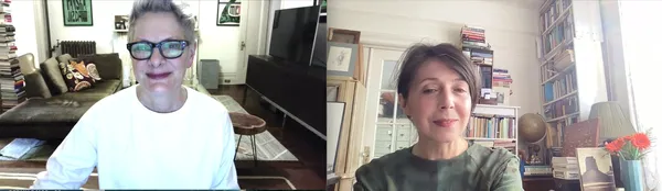 Happy Campers director Amy Nicholson with Anne-Katrin Titze: “There are times when you get lucky and you get magic.”