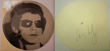 Andy Warhol Index Book flexi disc signed by Lou Reed, collection Ed Bahlman