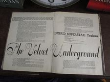 Ingrid Superstar on The Velvet Underground in Andy Warhol's Index Book, collection Ed Bahlman