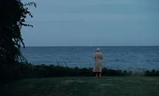 Anke Bak looking out at the Baltic Sea