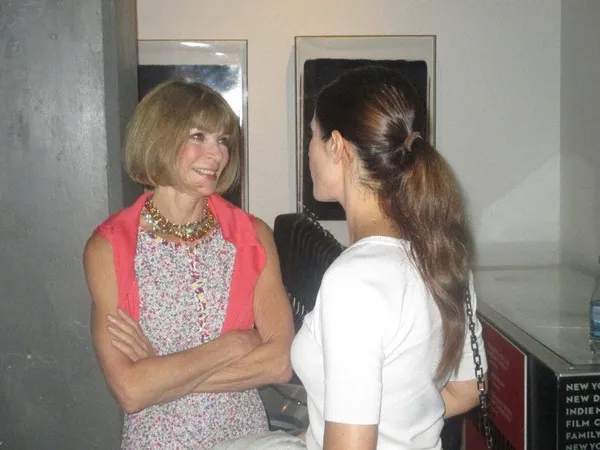 Anna Wintour and Livia Firth 