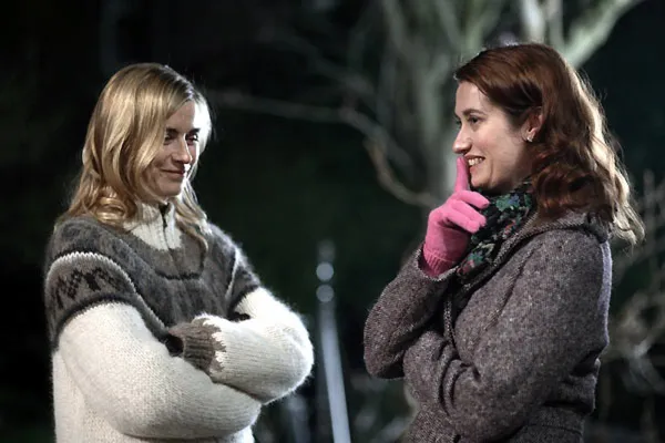 Anne Consigny with Emmanuelle Devos in A Christmas Tale