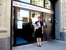 Anne-Katrin Titze at The Hetrick-Martin Institute in New York, Kevyn Aucoin's charity of choice.