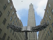 Anselm Kiefer's Uraeus at Rockefeller Center (until July 22) recalls Wim Wenders' Wings Of Desire