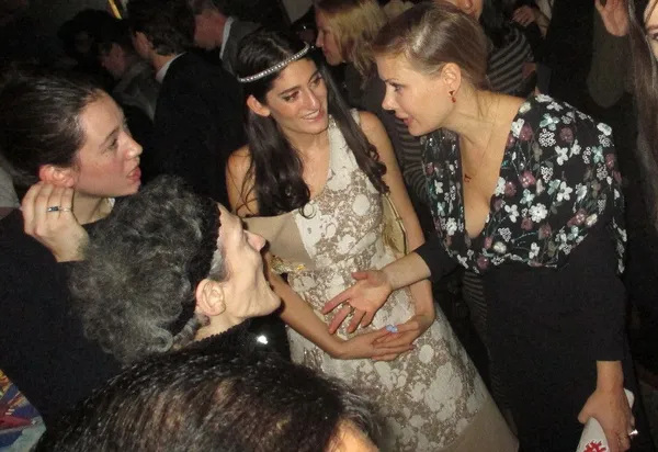 Arden Wohl with Tara Subkoff