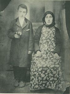 Arshile Gorky with his mother image in They Will Take My Island