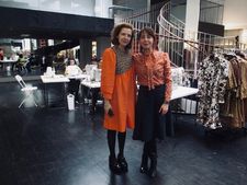 Batsheva Hay with Anne-Katrin Titze and her seamstresses