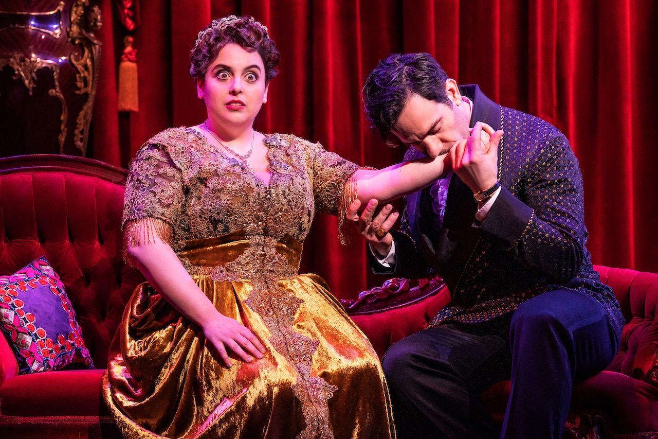 Eye For Film Ramin Karimloo and Beanie Feldstein in Funny Girl