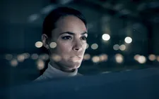 Ebe (Bérénice Bejo) explains her lab job: “I don’t look at the absent one’s memories, I only manage them.”