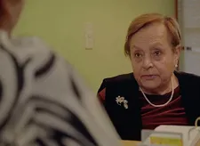 Bertita talks with the director of the San Francisco Nursing Home about the potential of a wedding taking place.