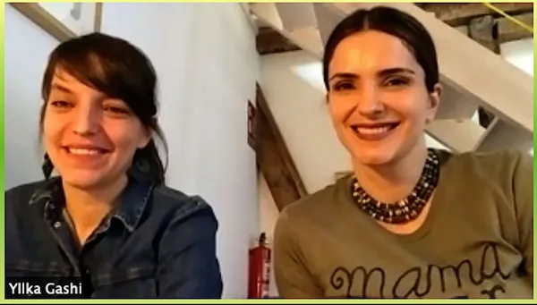 Hive director/screenwriter Blerta Basholli with her star Yllka Gashi on bees: “They are important, but I’m scared!”