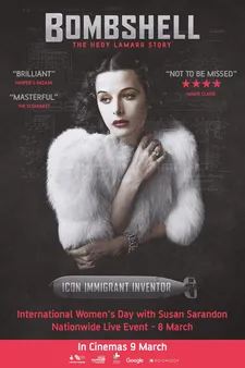 Bombshell: The Hedy Lamarr Story UK poster