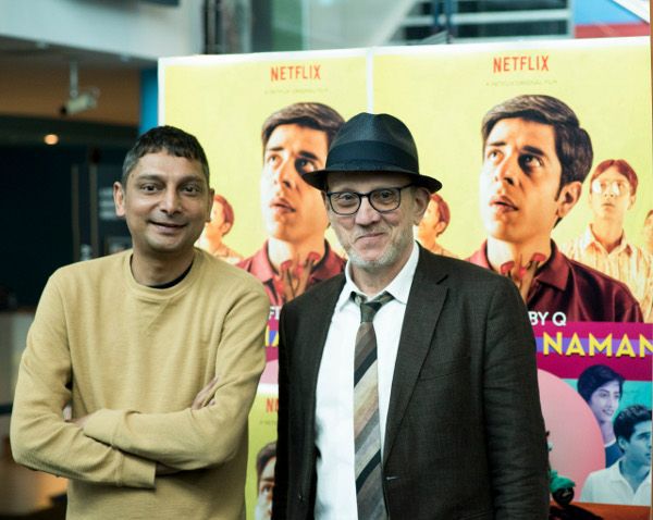 Naman Ramachandran and Steve Barron. Barron:  The more Naman said about the film the more I said, "Put it down on paper, this could go somewhere, this could be interesting." He writes so fearlessly and honestly.