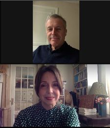 Bruno Dumont with Anne-Katrin Titze: ”When I made my previous films Jeannette and Jeanne, those were straight adaptations of Charles Péguy’s work. What interested me besides his prose, was his philosophy.”