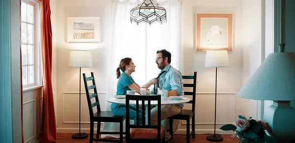 Chip (Tyler Cornack) and wife Anne (Shelby Dash) in Butt Boy