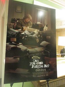 Can You Ever Forgive Me? poster - opens in the US on October 19
